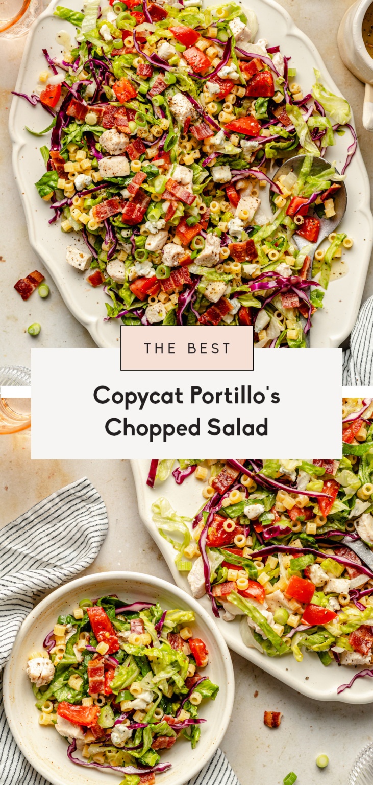 Copycat Portillo's Chopped Salad | Ambitious Kitchen