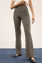 woman in checkered pants