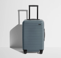 blue suitcase