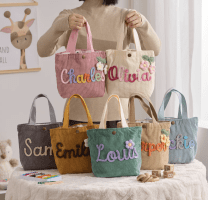 personalized name tote bags