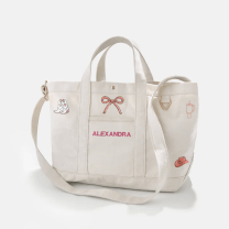 white tote bag